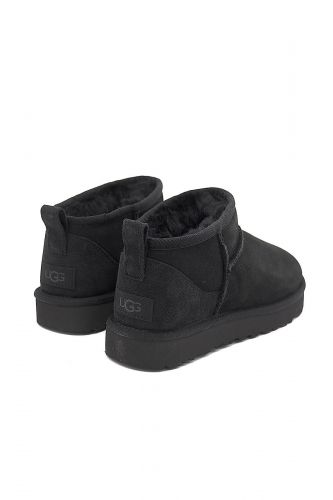 Boots mini nubuk noir UGG | Marine