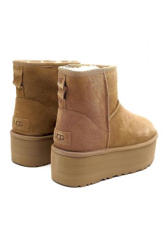 Boots plateforme nubuk camel UGG | Marine