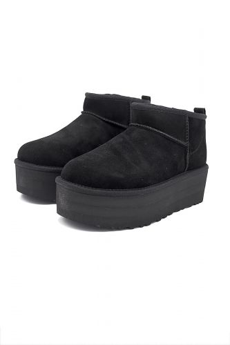 Boots plateforme nubuk noir UGG | Marine