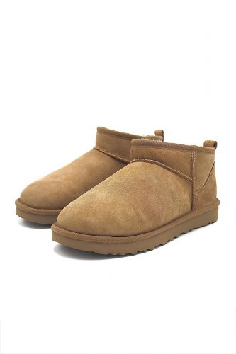 Boots mini nubuk camel UGG | Marine