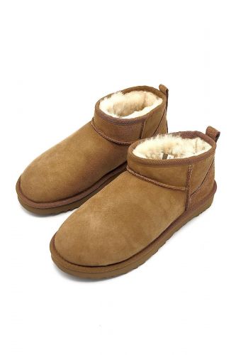 Boots mini nubuk camel UGG | Marine