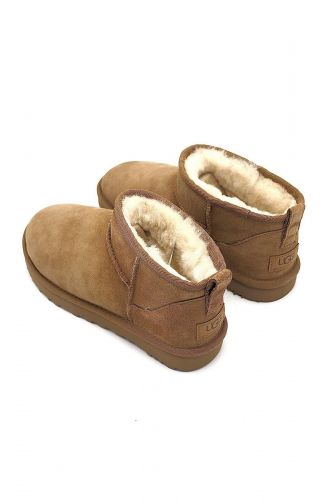 Boots mini nubuk camel UGG | Marine