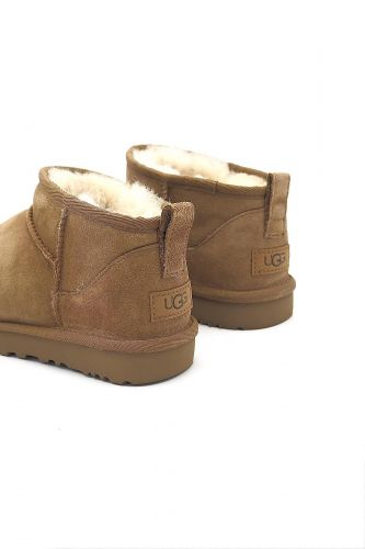 Boots mini nubuk camel UGG | Marine