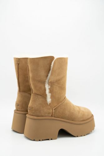 Boots Esmee camel en nubuk et teddy UGG | Marine