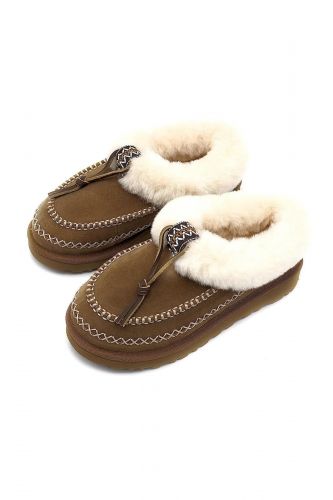 UGG boots Camel femmes (Pantoufle mouton & camel - 258 tasman alpine chestnut) - Marine | Much more than shoes