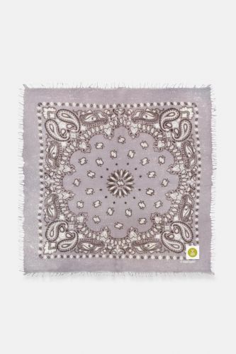 Echarpe paisley grise V VON GOAT | Marine