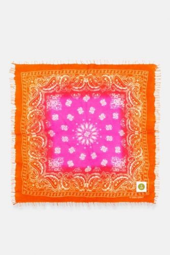 V VON GOAT echarpe Orange femmes (Echarpe paisley tie&dye orange/fucshia 6 - BANDANA 27 AI orange fux) - Marine | Much more than shoes