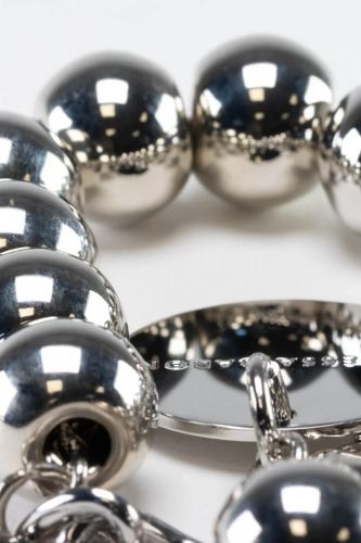 Bracelet de petites perles argenté VANESSA BARONI | Marine