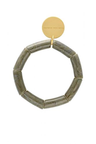 Bracelet flexible écailles olive VANESSA BARONI | Marine