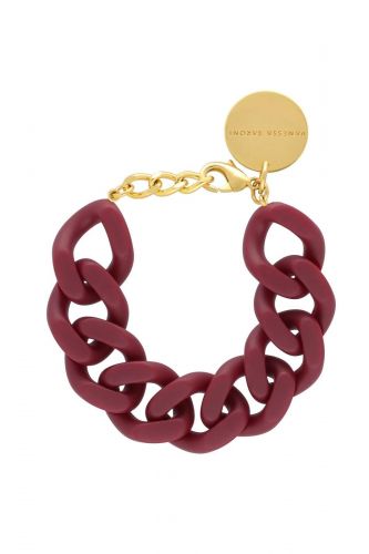 Bracelet avec petits maillons bordeaux VANESSA BARONI | Marine