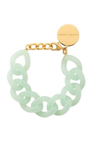 Vanessa Baroni Bracelet Vert femmes (bracelet maillon menthe - VB2011 flat chain opaline mint) - Marine | Much more than shoes
