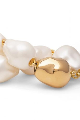 Bracelet perles formes organiques VANESSA BARONI | Marine
