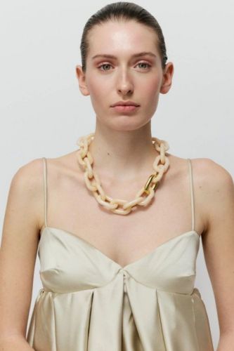 Vanessa Baroni Collier Beige