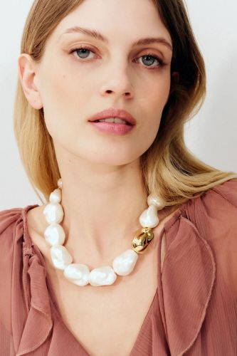 Vanessa Baroni Collier Blanc