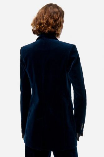 Blazer en velours bleu VANESSA BRUNO | Marine