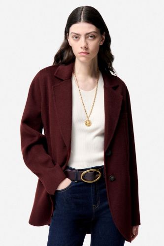 Blazer en laine bordeaux VANESSA BRUNO | Marine