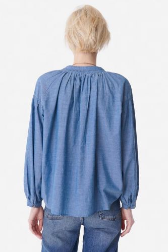 Chemisier en coton bleu VANESSA BRUNO | Marine