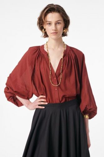 Vanessa Bruno blouse Brun