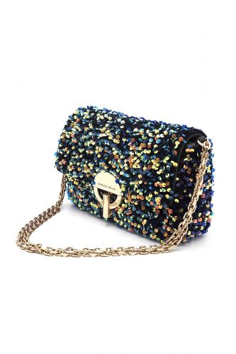 Vanessa Bruno sac à main Multicolor femmes (Grand moon sequins multicolores - MOON 40533) - Marine | Much more than shoes