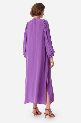 Robe longue en soie mauve VANESSA BRUNO | Marine