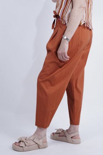 Pantalon en coton brun VANESSA BRUNO | Marine