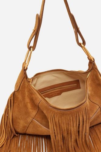 Petit sac à franges VANESSA BRUNO | Marine