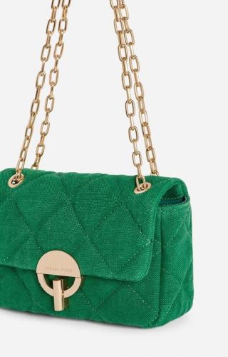Vanessa Bruno sac Vert femmes (Sac matelassé - MOON M vert prairie) - Marine | Much more than shoes