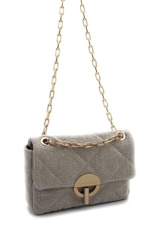 Sac matelassé en lin beige VANESSA BRUNO | Marine