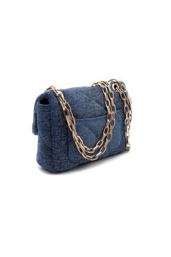 Sac matelassé en lin bleu VANESSA BRUNO | Marine