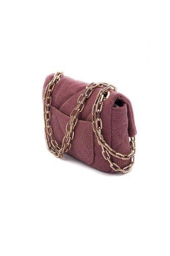 Sac matelassé en lin rose VANESSA BRUNO | Marine