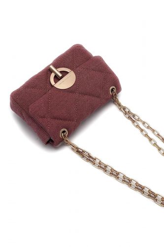 Sac matelassé en lin rose VANESSA BRUNO | Marine