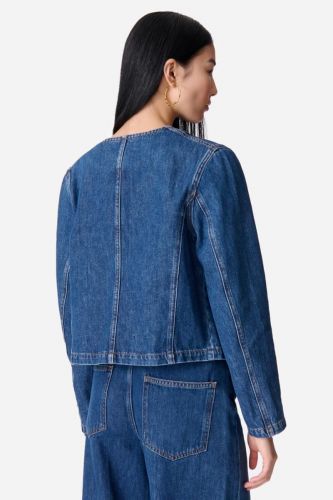 Veste en denim de coton bleu VANESSA BRUNO | Marine