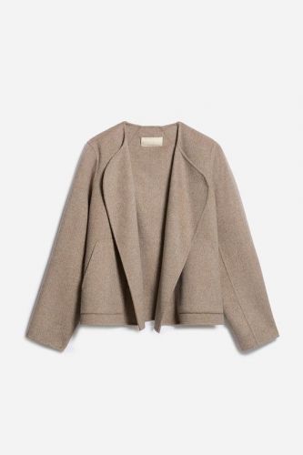 Veste beige/ taupe sans col VANESSA BRUNO | Marine