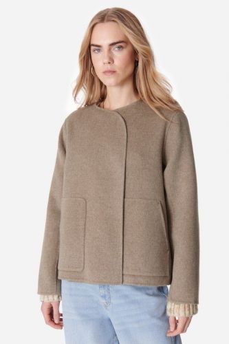 Veste beige/ taupe sans col VANESSA BRUNO | Marine