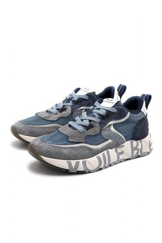 Voile Blanche basket bas Bleu hommes (bleu jeans & navy - CLUB gris/indigo) - Marine | Much more than shoes