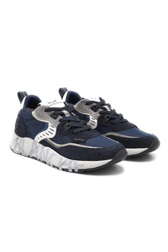 Voile Blanche basket bas Bleu hommes (navy & blanc écriture semelle - CLUB 01 marine/blanc) - Marine | Much more than shoes