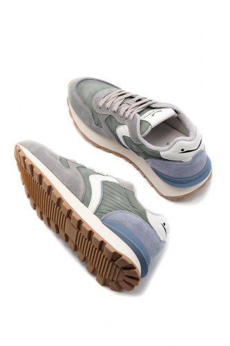 Baskets sauge et gris VOILE BLANCHE | Marine