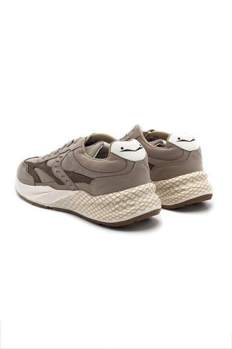 Voile Blanche basket bas Camel hommes (semelle runner noisette & camel - CLUB22 noisette) - Marine | Much more than shoes