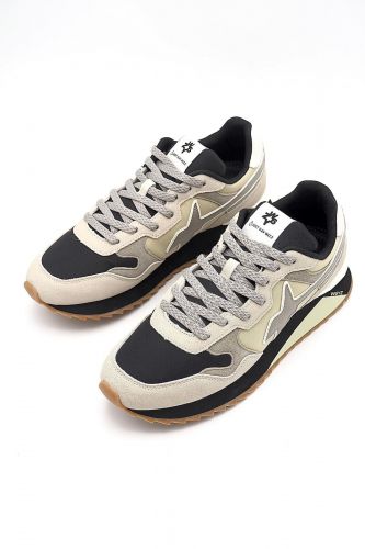 W6YZ basket bas Beige hommes (beige & noir - YAK-M. beige & noir) - Marine | Much more than shoes