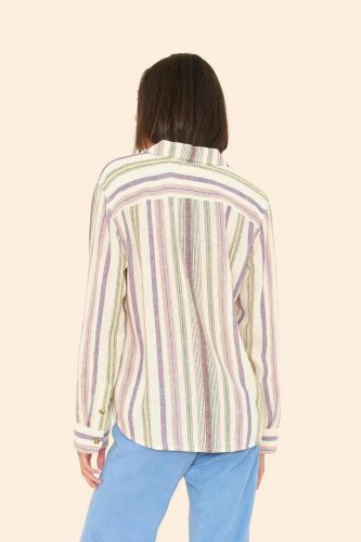 Chemise à rayures multi XIRENA | Marine