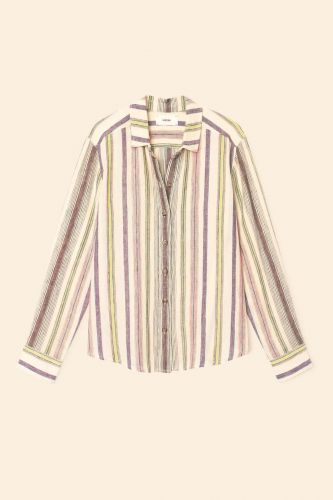 Chemise à rayures multi XIRENA | Marine