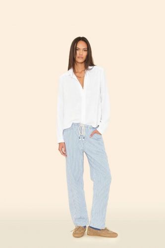 Xirena pantalon Bleu/blanc