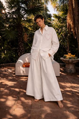 Y-Enzo jupe Blanc femmes (jupe culotte - YE020 blanc) - Marine | Much more than shoes