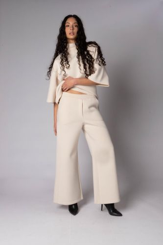 Sweat en néoprène beige Y-ENZO | Marine