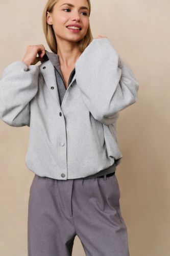 Bomber gris clair YAYA | Marine