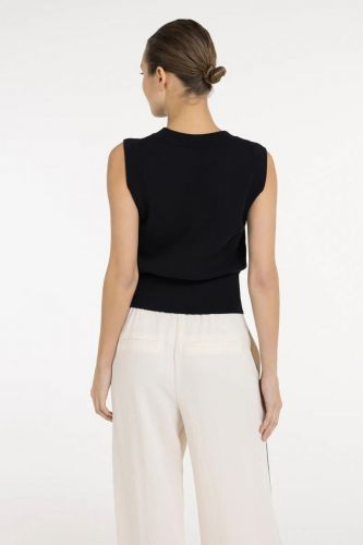 Cardigan noir YAYA | Marine