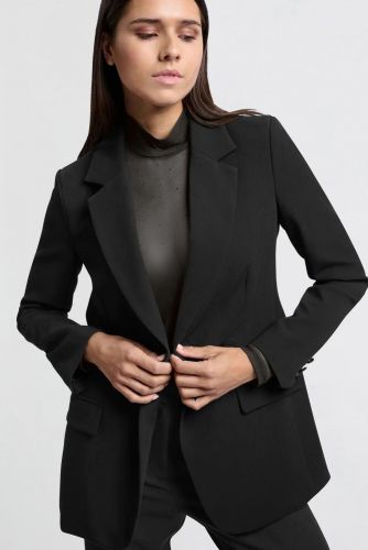 Blazer noir YAYA | Marine