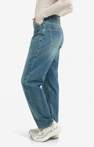 Yaya pantalon Jeans femmes (Jeans balloon Barrel denim - 311130 jeans barrel grandes po) - Marine | Much more than shoes