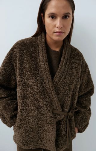 Yaya manteau Brun