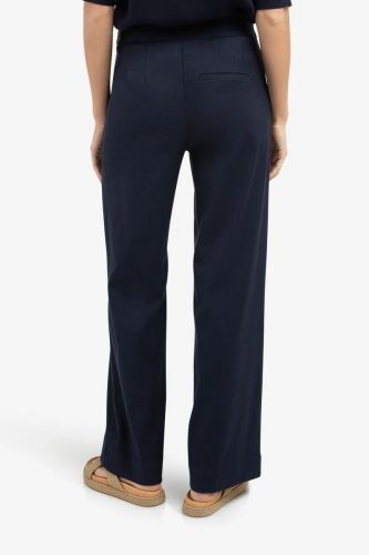 Yaya pantalon Bleu femmes (pantalon boutons avant - 301245 pantalon boutons marin ) - Marine | Much more than shoes